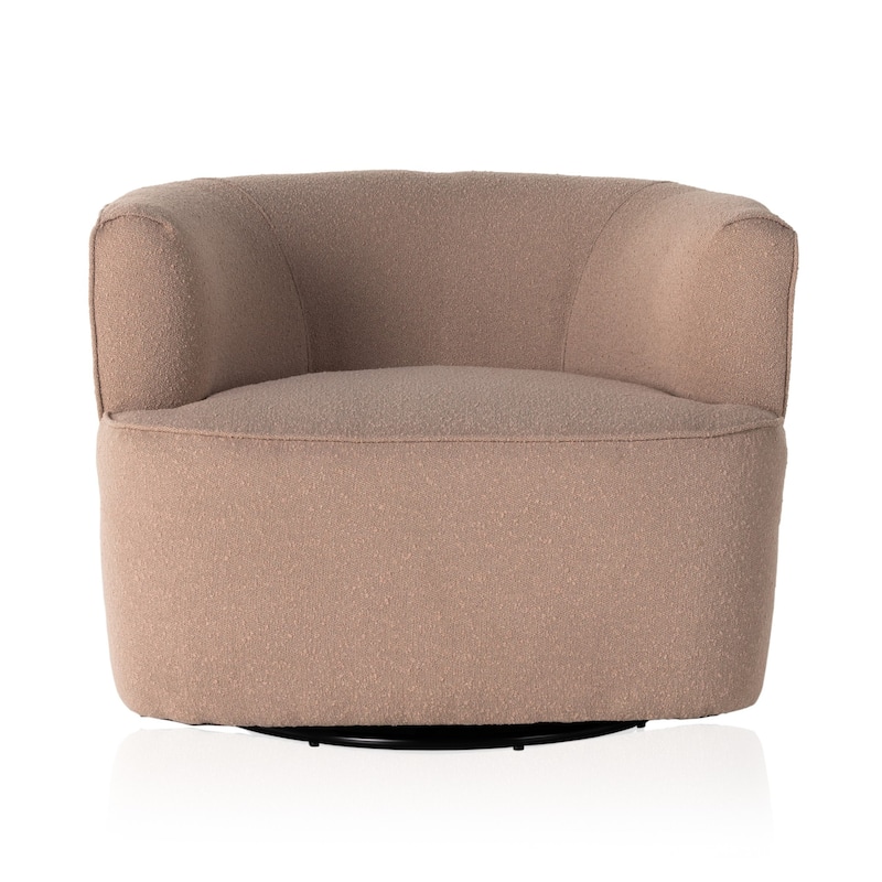 Vivian Swivel Chair-Barlow Blush