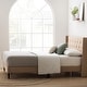 preview thumbnail 31 of 33, Brookside Isabelle Button Tufted Wingback Upholstered Bed
