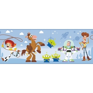 Disney & Pixar Toy Story 4 Blue Border