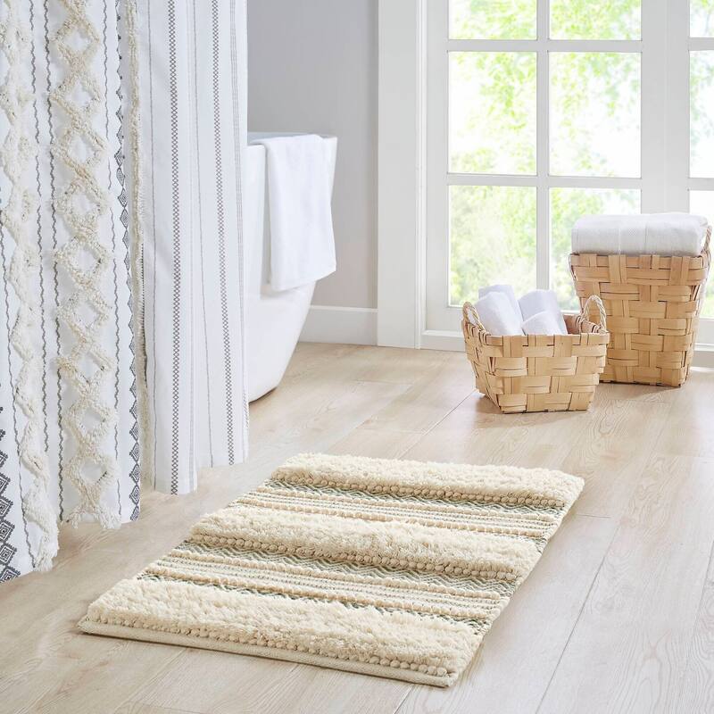 1-Piece 20x32" Bath Rug For Bath Room - Multicolor