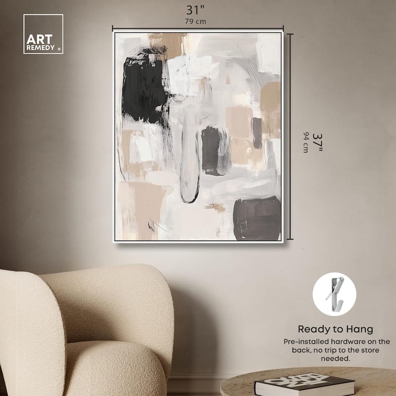 Beauty of Beige I Canvas by Art Remedy