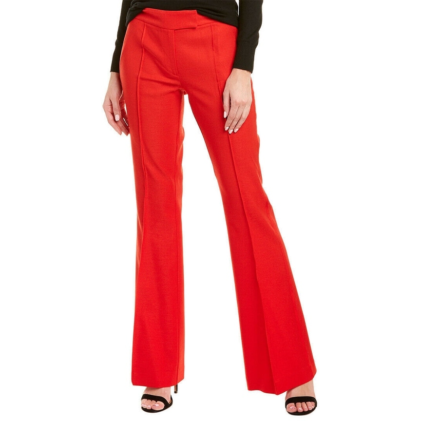 red suit pants womens