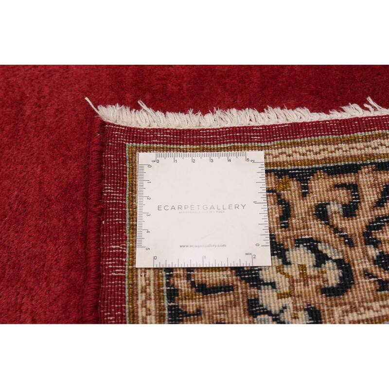 ECARPETGALLERY Hand-knotted Anatolian Vintage Red Wool Rug - 2'7 x 13'1