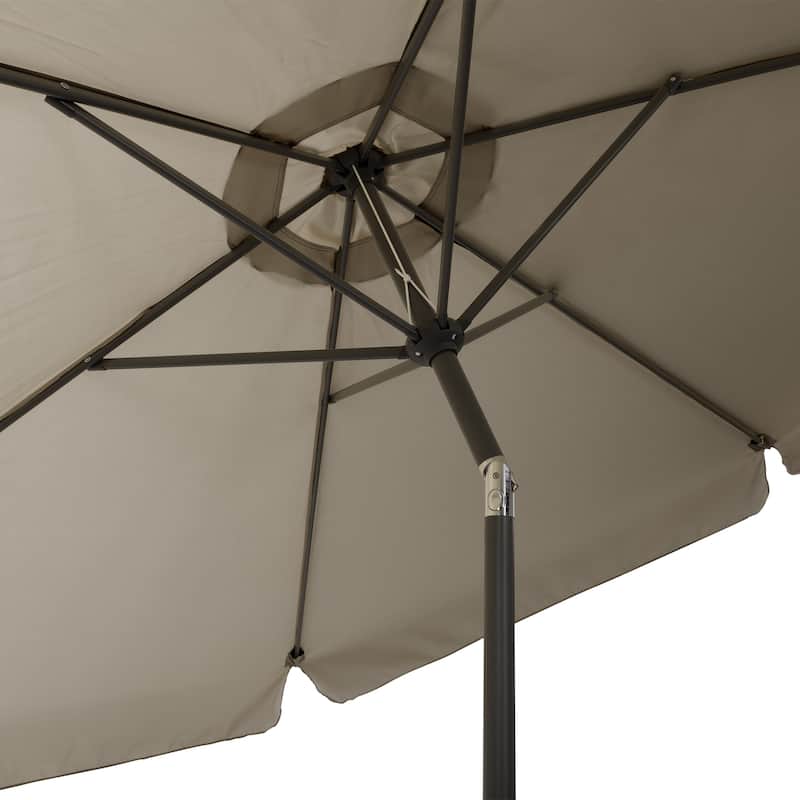 10ft Round Tilting Patio Umbrella