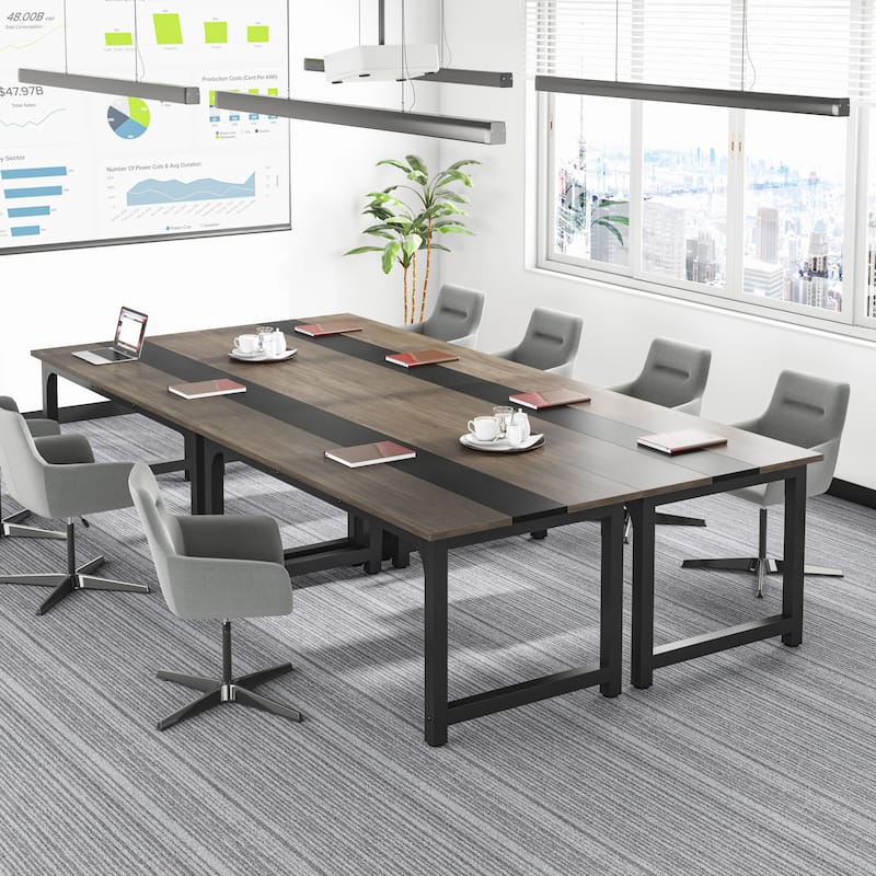 6FT Modern Conference Table for Office, Meeting Table for 4-6 - 63" L x 31.5" W x 29.13" H
