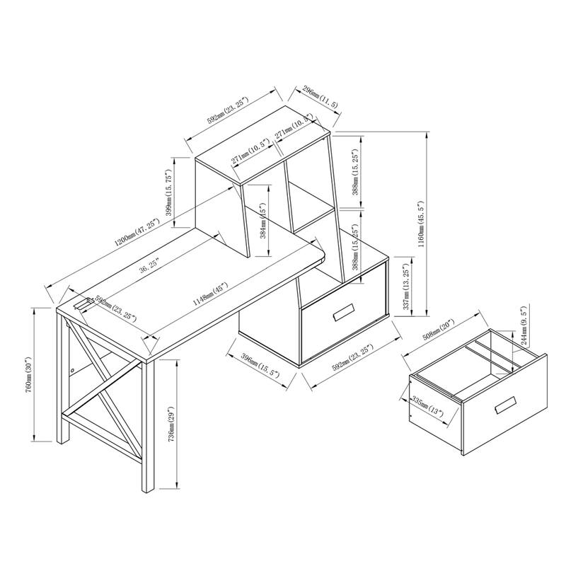 Jessica Modern 70-inch Computer Desk with USB Ports by Furniture of America