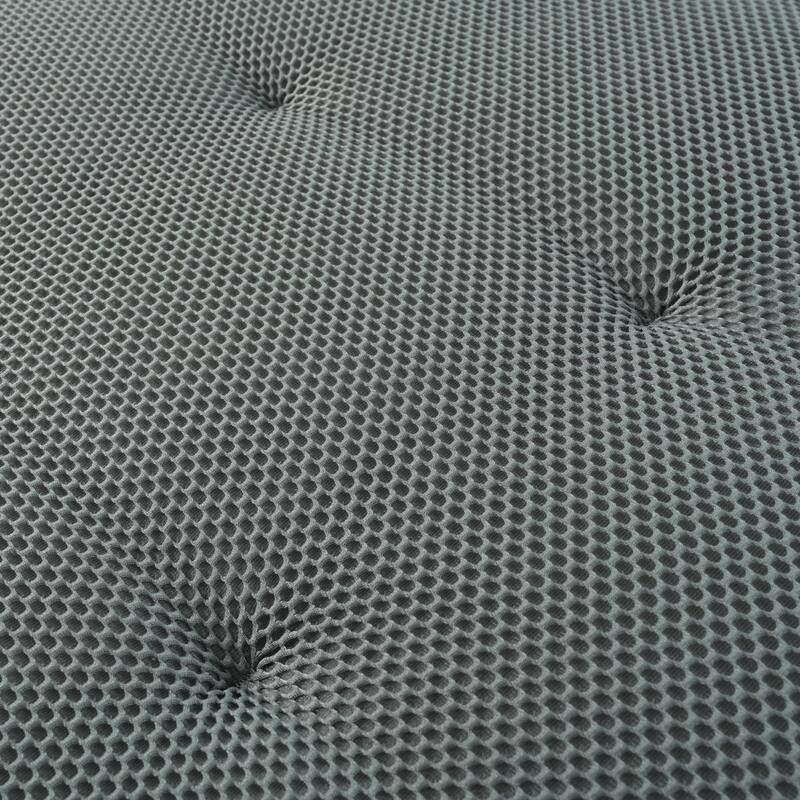 107" Polyester Mesh L-Shape Modular Sectional Sofa with Deep Seating and Pocket Spring Cushions