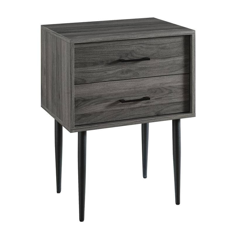 Middlebrook Notto Mid-Century 2-Drawer Nightstand