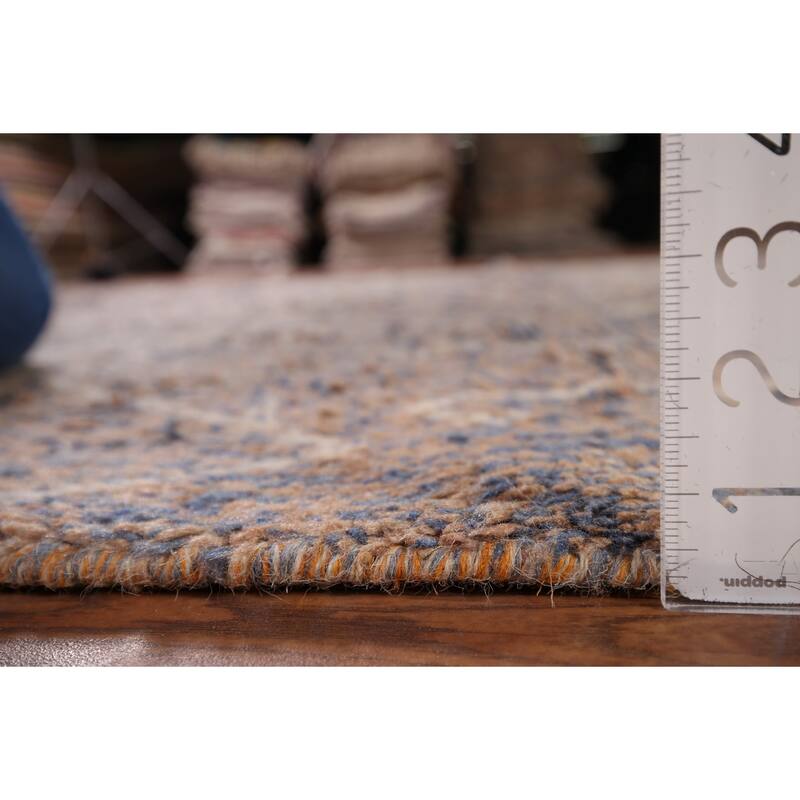 Plush Moroccan Area Rug Hand-Knotted Wool Carpet - 6'9" x 10'3"