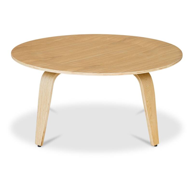 HomeRoots 34" Natural Round Coffee Table - 34