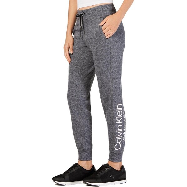 grey calvin klein joggers womens