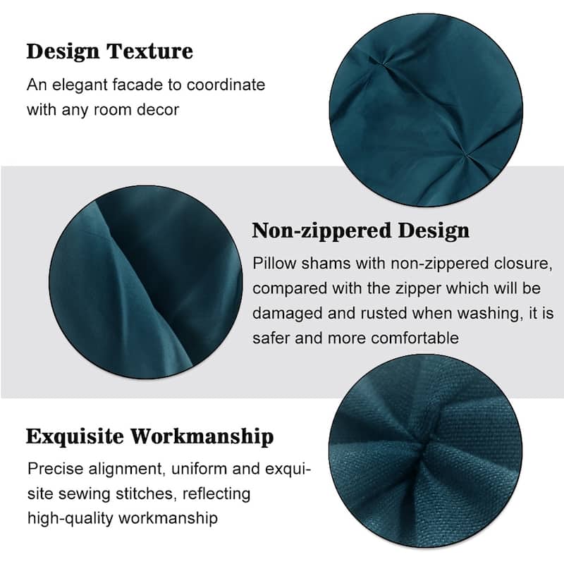 Shatex Pintuck Bedding Comforter Sets