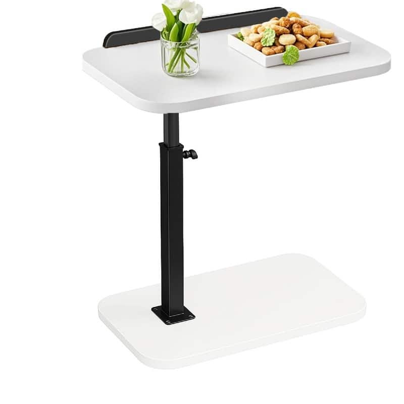 C Table End Table Adjustable Height - 15.7"D x 11.8"W x 30"H