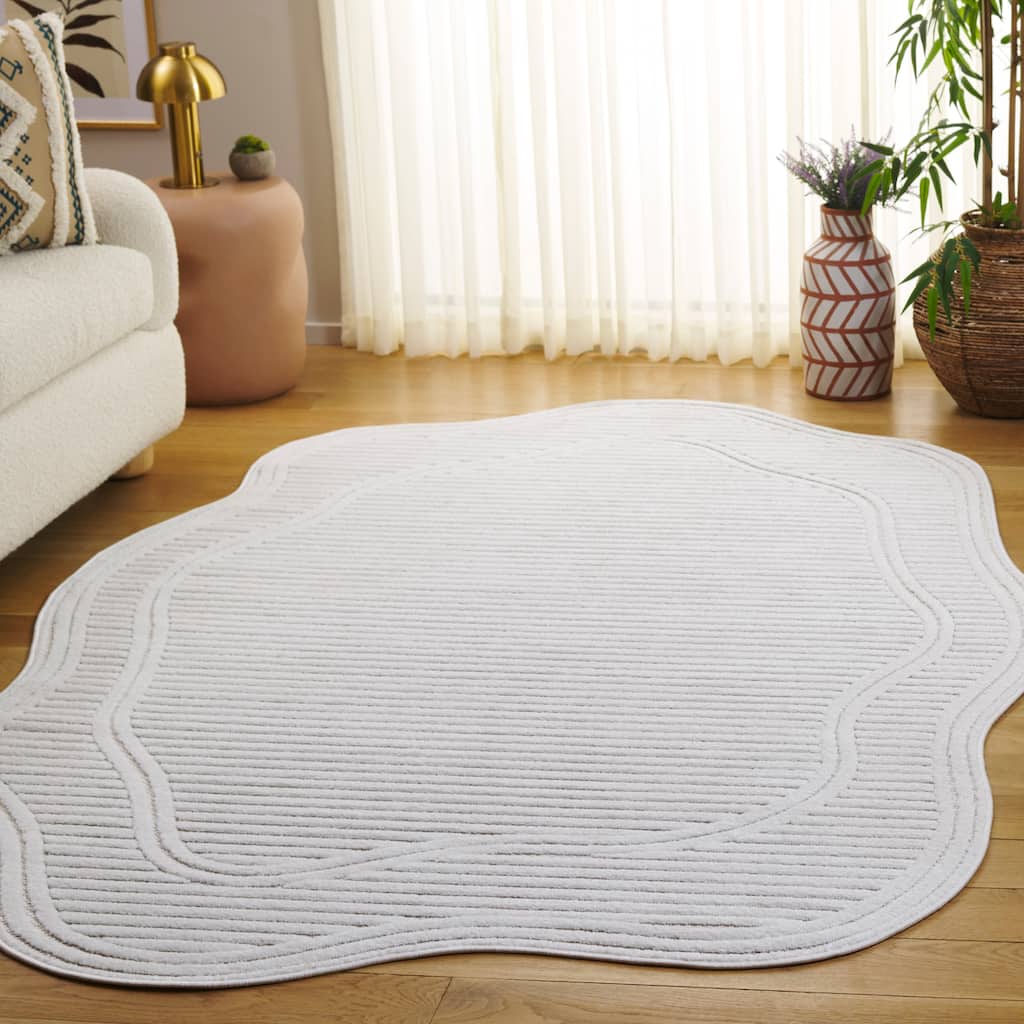 SAFAVIEH Contour Elvan Stripe Rug - 5'3" x 7'6"
