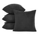 preview thumbnail 44 of 90, Deconovo Throw Pillow Covers, Corduroy Striped Decorative Covers, Set of 4