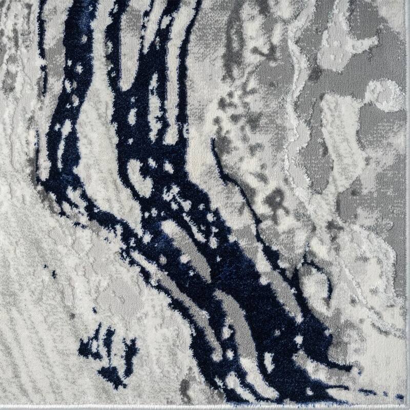 Luxe Weavers Marble Swirl Area Rug, Stain-Resistant Carpet