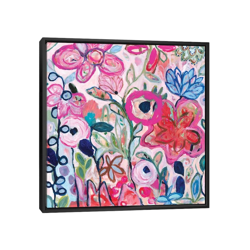 iCanvas "Beloved" by Carrie Schmitt Framed Canvas Print - Black - 37x37