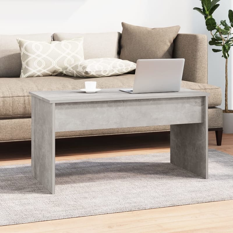 vidaXL Coffee Table Lift Top End Table Accent Side Sofa Table Engineered Wood - 40.2" x 19.9" x 20.7"
