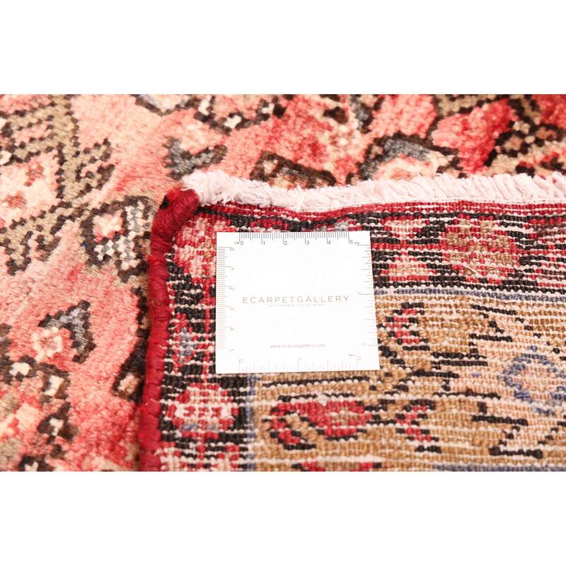 ECARPETGALLERY Hand-knotted Andelz Red Wool Rug - 4'1 x 14'9