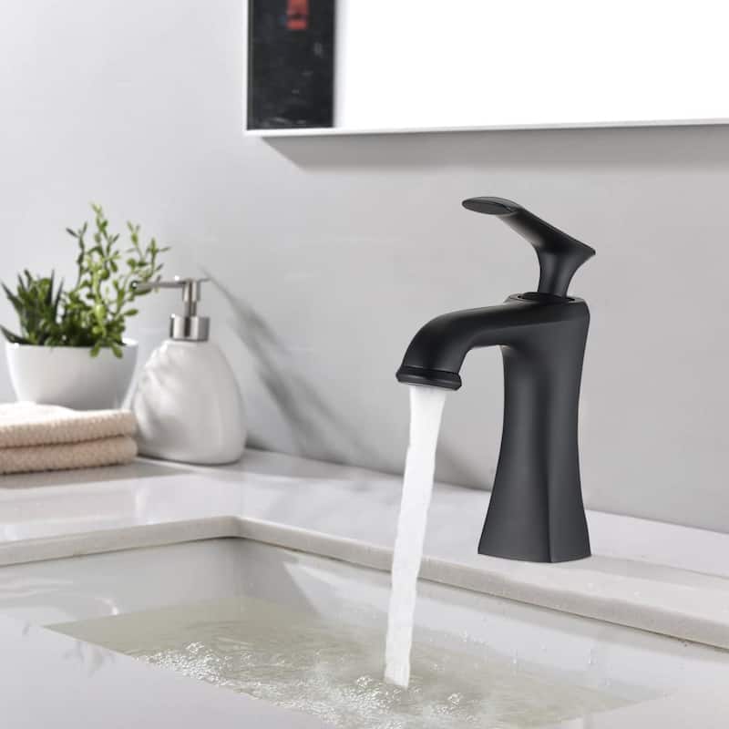 Proox Single Hole Lever Handle Bathroom Sink Faucet