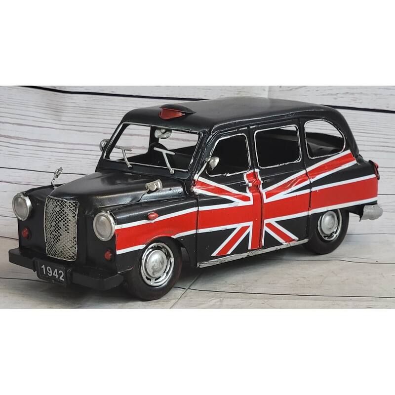 1966 Black London Uk Taxi Decoration 1:12 Scale Model Car Automobile Artwork Decor