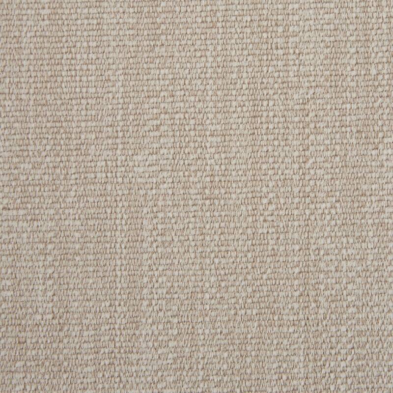 Roomfitters Mid Century Modern Lounge Chair with Solid Wood Frame, Upholstered Accent Chair for Living Room, Cream