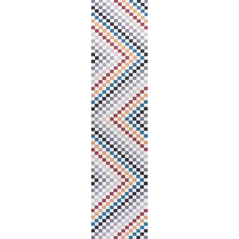 JONATHAN Y Kassia Modern Cottage Checkerboard Washable Area Rug