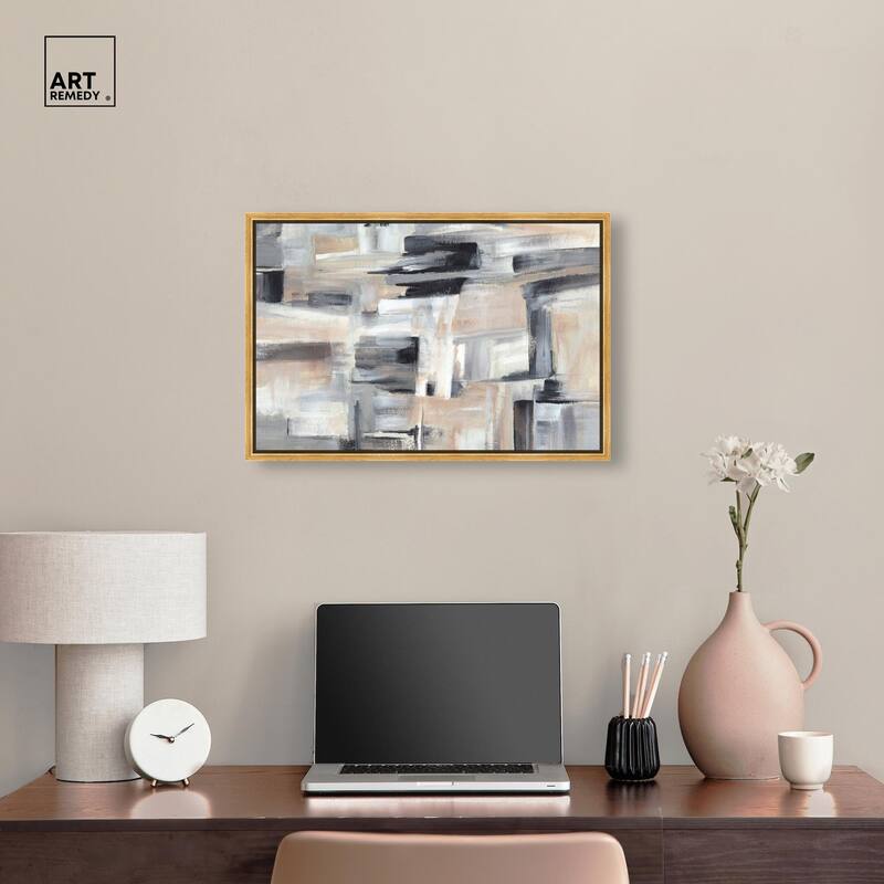 Neutral Nirvana Canvas by Art Remedy