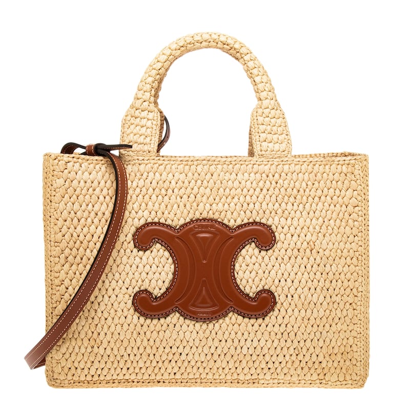 Celine Small Cabas Thais - Natural and Tan