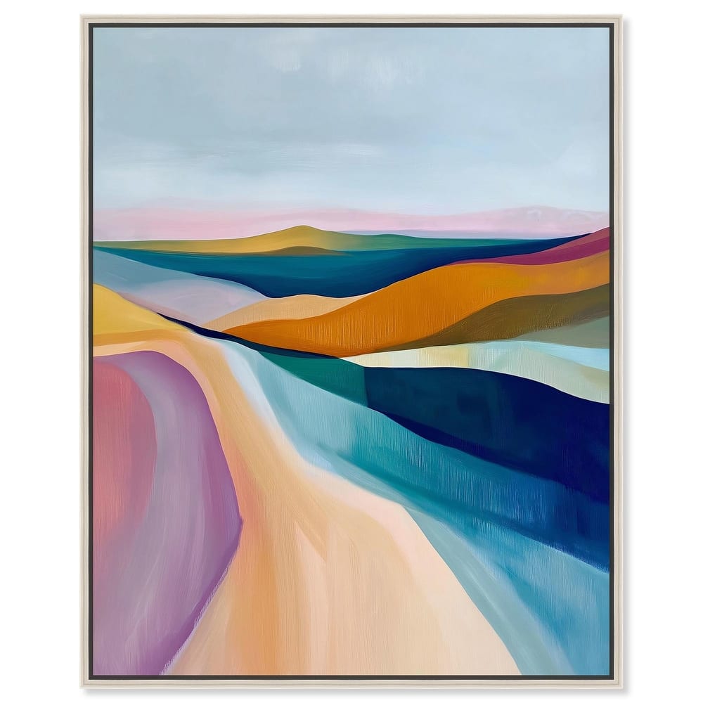 Colorful Dunes II Canvas by Art Remedy