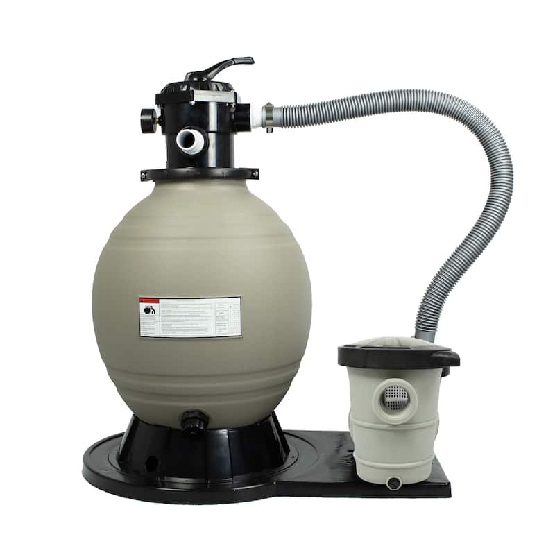 Blue Wave 22-inch Above Ground Sand Filter System - Silver