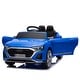 preview thumbnail 4 of 34, 12V Licensed Audi SQ8 for Kids Electric Car with Dual Drive, Blue, 2-Seat