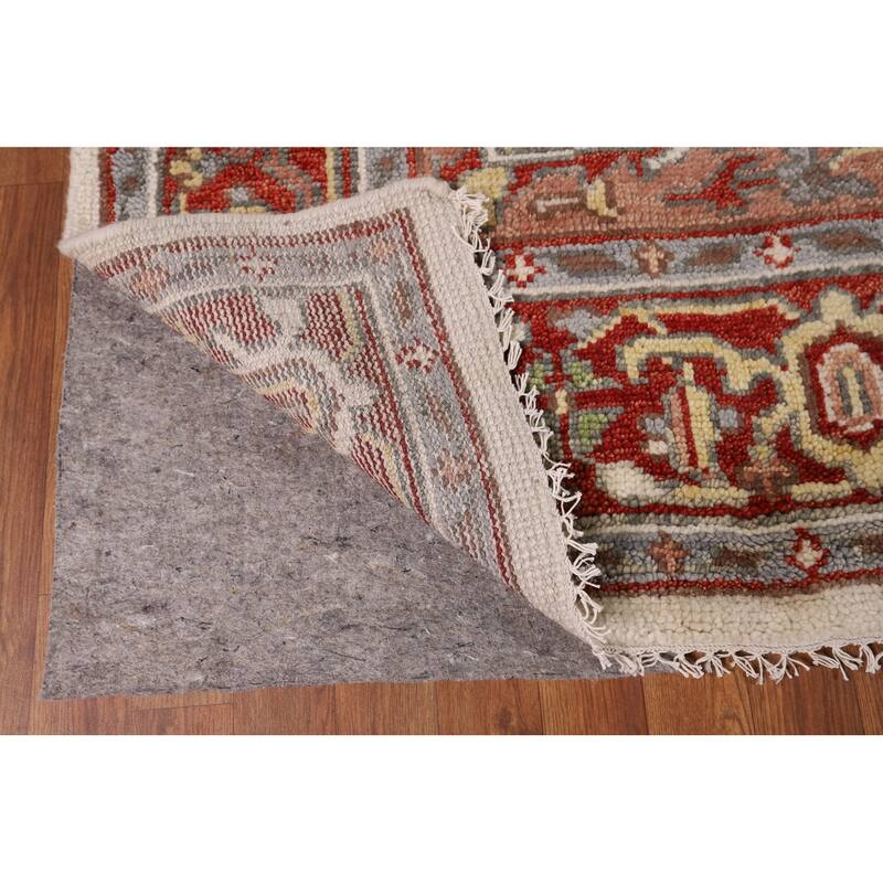 Heriz Serapi Indian Area Rug Handmade Wool Carpet - 7'9" x 10'2"