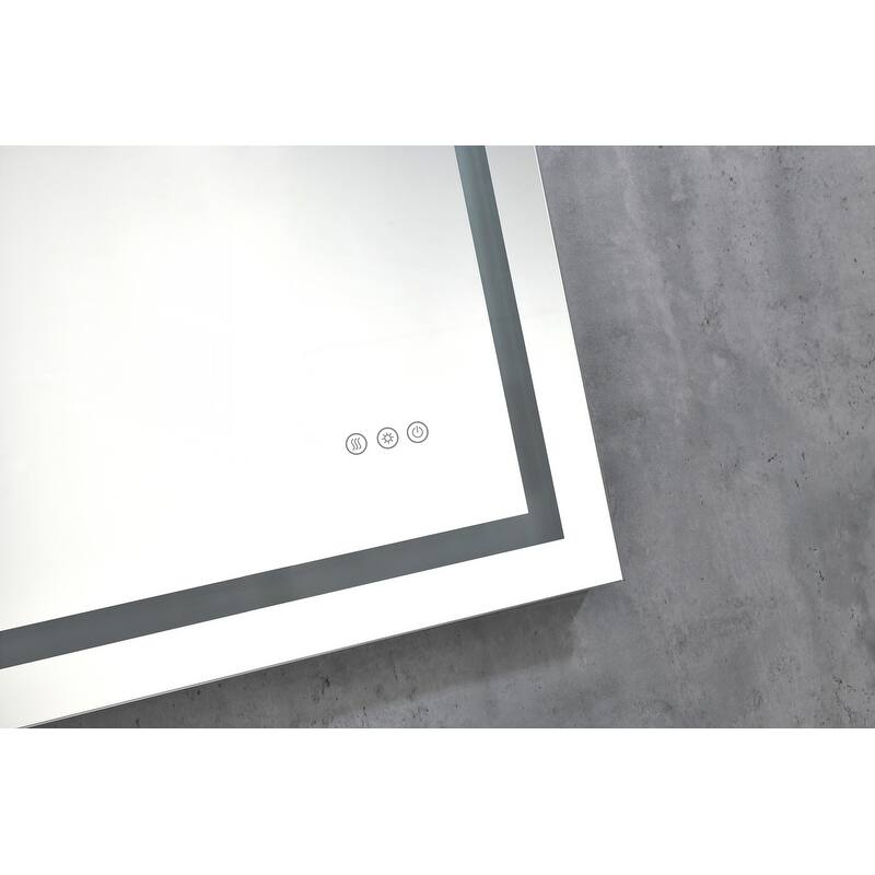 LED Bathroom Mirror with Front and Backlight
