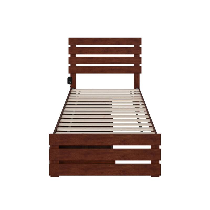 Oxford Bed with Footboard and USB Turbo Charger and 2 Storage Drawers