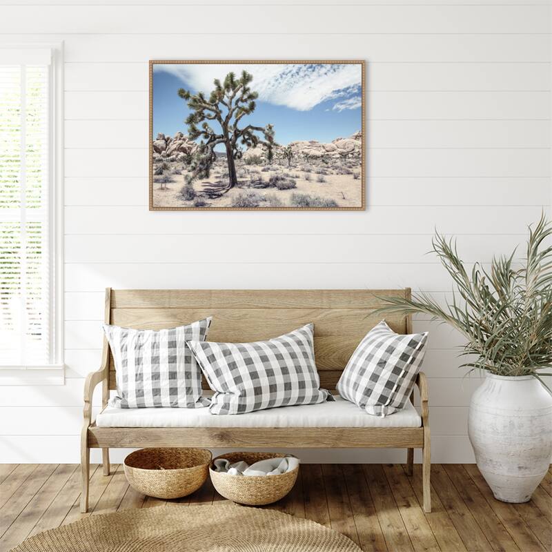 Yucca by Shot by Clint Framed Canvas Wall Art Print