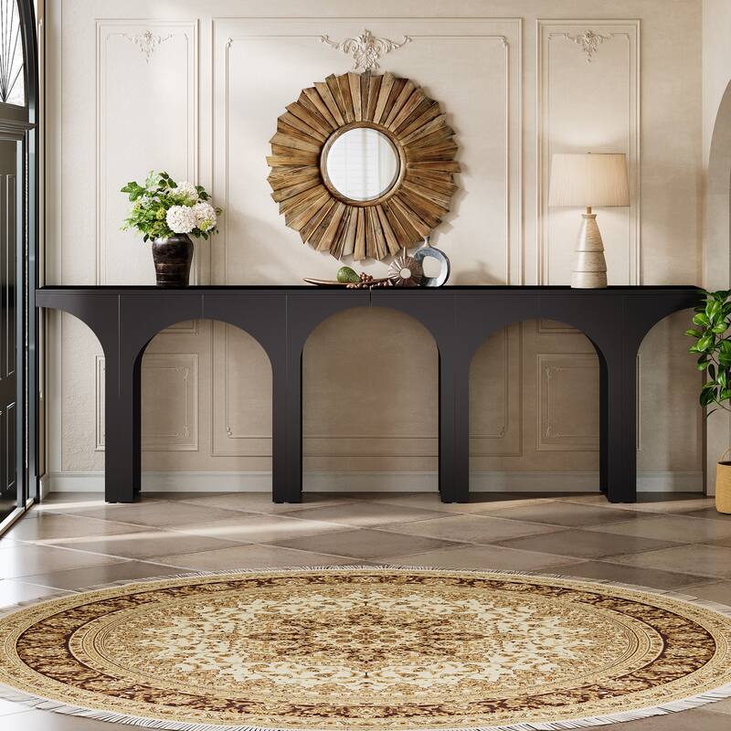 47 Inches Entryway Console Table, Wood Sofa Table