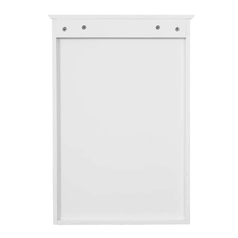 Medicine Cabinet with Mirror Door, Wall Mounted Home Storage Cabinet, Bathroom Wall Cabinet with Adjustable Shelves