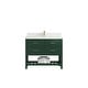 preview thumbnail 90 of 128, Willow Collections 42 x 22 Parker Single Bowl Sink Bathroom Vanity with 2 in Quartz