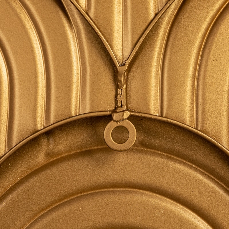 Decorative Waves Metal Wall Art
