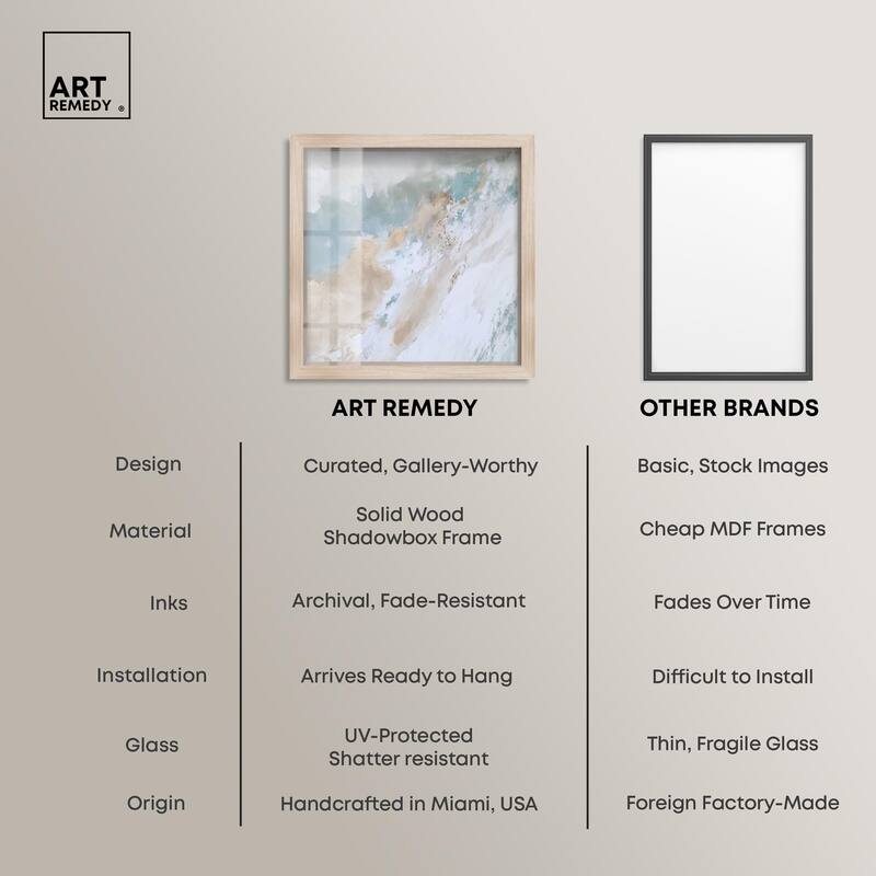 Sandy Mirage Shadowbox by Art Remedy