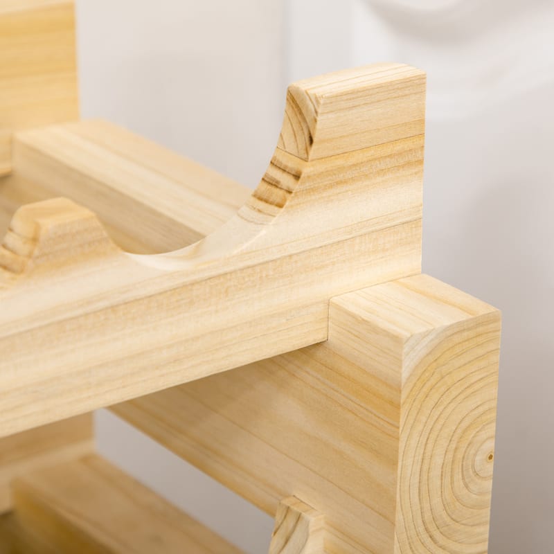 Stackable Wine Rack, Modular Storage Shelves, 72-Bottle Holder, Freestanding Display Rack