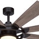 preview thumbnail 14 of 14, Burlington 68 in. Indoor Outdoor Windmill Ceiling Fan with Reversible Blades, LED Light Kit, Remote, 6 Speeds Efficient DC Motor