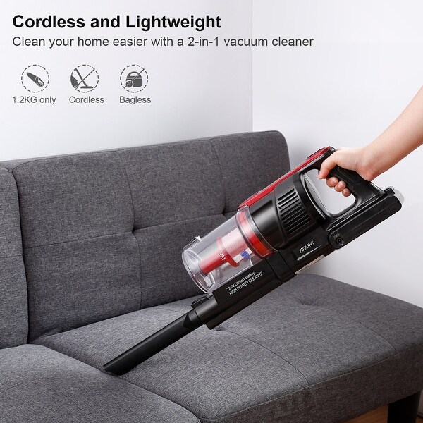 ZIGLINT Z5 Cordless Vacuum Cleaner 2-in-1 Stick and Handheld