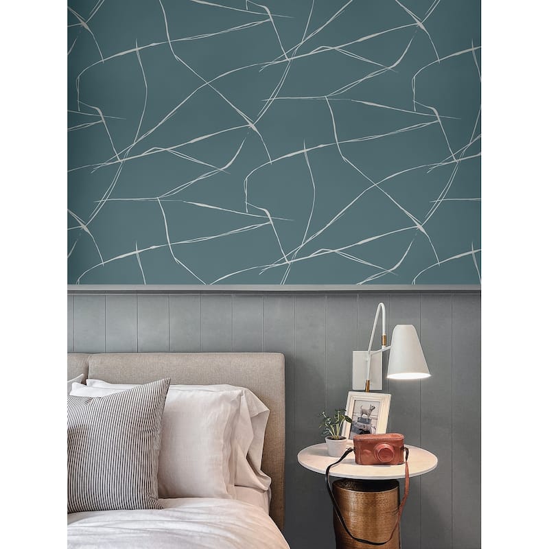 NextWall Inkwork Abstract Peel and Stick Wallpaper