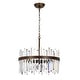 preview thumbnail 44 of 42, Casandra 5-light Drum Crystal Glass Chandelier - 18.5 inches in diameter x 16.5 inches H