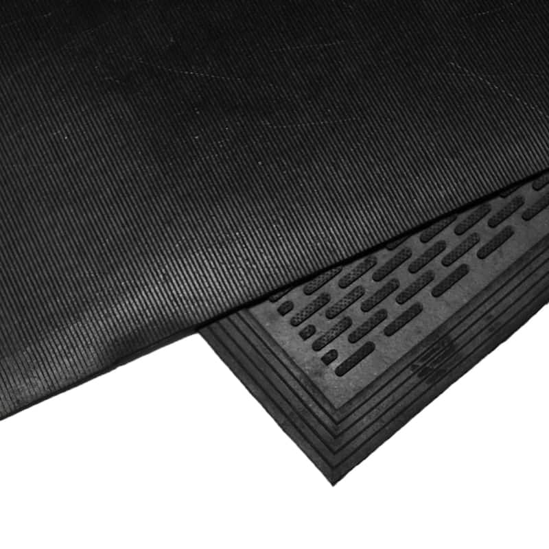 Rubber-Cal "Dura-Scraper Linear" Commercial Rubber Entrance Door Mat