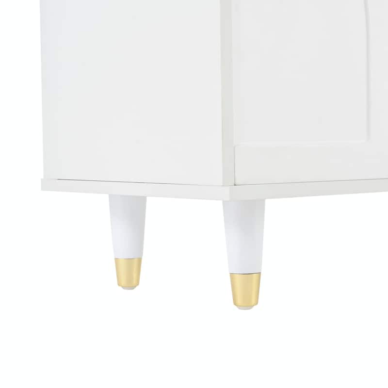 Stylish TV Stand with Adjustable Shelves for TVs Up to 78''