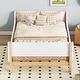 preview thumbnail 4 of 32, Wooden platform bed with headboard and footboard White - Twin