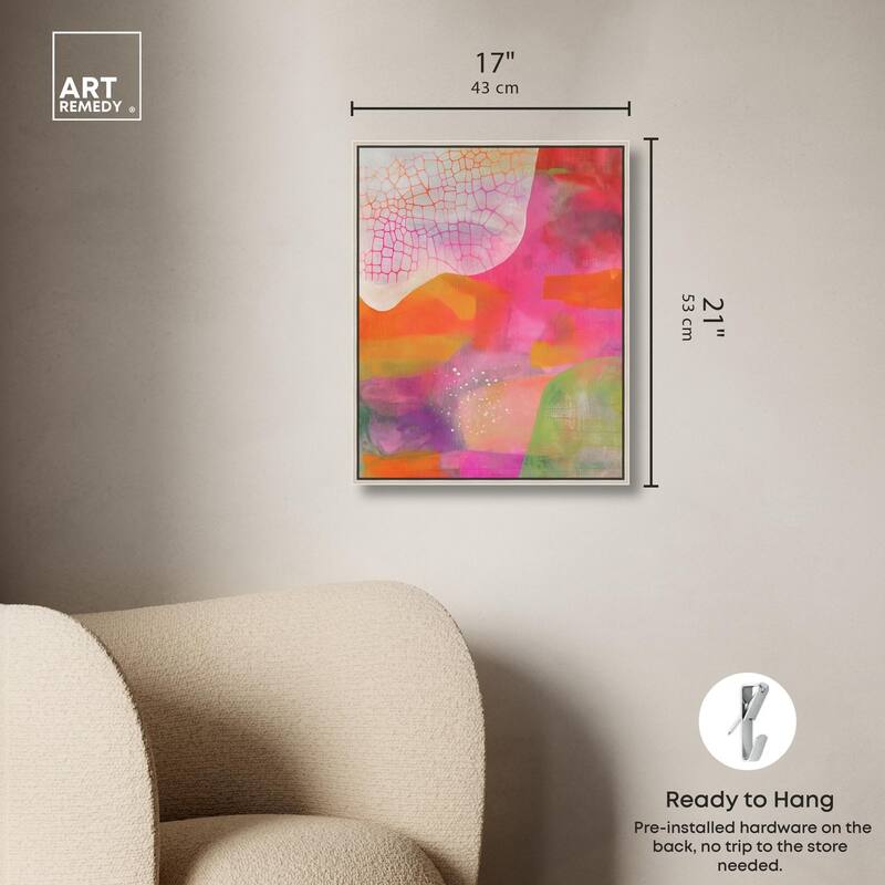 Garnet Gleam III Canvas by Art Remedy